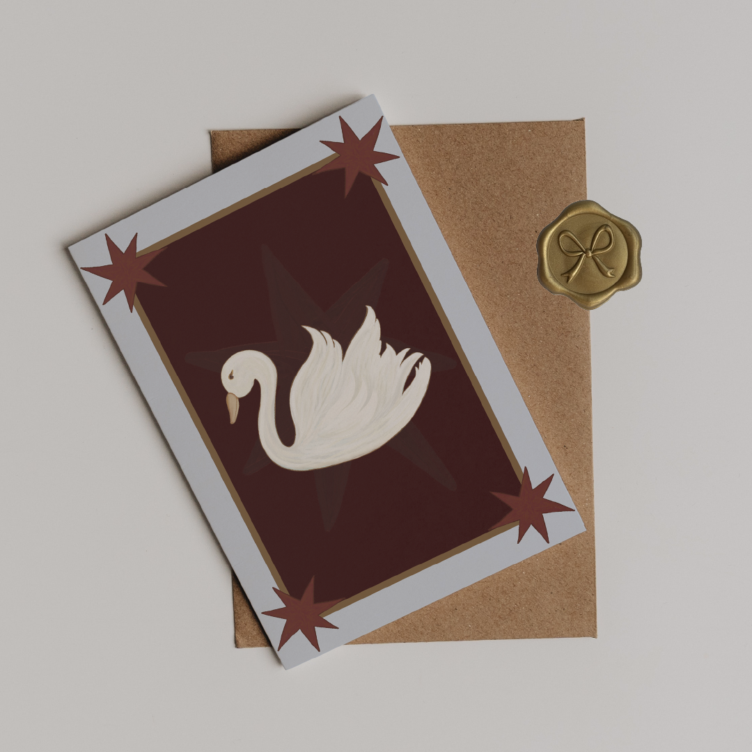 Star Swan Card