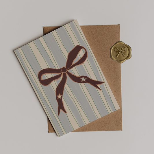 Ribbon Bow Card